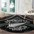 Custom New Zealand Silver Fern Rugby Round Carpet All Black Since 1892 Aotearoa Moko Maori