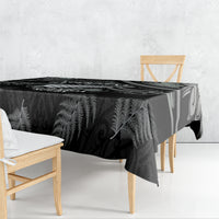 Custom New Zealand Silver Fern Rugby Tablecloth All Black Since 1892 Aotearoa Moko Maori - Wonder Print Shop