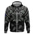 Custom New Zealand Silver Fern Rugby Zip Hoodie All Black Since 1892 Aotearoa Moko Maori