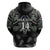 Custom New Zealand Silver Fern Rugby Zip Hoodie All Black Since 1892 Aotearoa Moko Maori