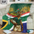 Custom South Africa Rugby Blanket 2024 Go Springboks Mascot African Pattern
