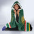 Custom South Africa Rugby Hooded Blanket 2024 Go Springboks Mascot African Pattern