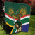 Custom South Africa Rugby Quilt 2024 Go Springboks Mascot African Pattern