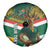 Custom South Africa Rugby Spare Tire Cover 2024 Go Springboks Mascot African Pattern