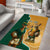 Personalised South Africa And Australia Rugby Area Rug 2024 Springboks Wallabies Mascots Together
