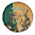 Personalised South Africa And Australia Rugby Spare Tire Cover 2024 Springboks Wallabies Mascots Together