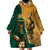 Personalised South Africa And Australia Rugby Wearable Blanket Hoodie 2024 Springboks Wallabies Mascots Together - Wonder Print Shop
