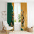Personalised South Africa And Australia Rugby Window Curtain 2024 Springboks Wallabies Mascots Together - Wonder Print Shop