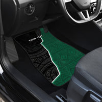 Personalised New Zealand And South Africa Rugby Car Mats 2024 All Black Springboks Mascots Together - Wonder Print Shop