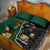 Personalised New Zealand And South Africa Rugby Quilt Bed Set 2024 All Black Springboks Mascots Together