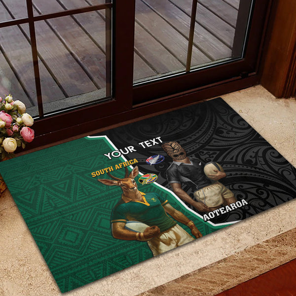 Rugby South Africa Champion Custom Rubber Doormat Springboks Mascot LT18