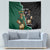 Personalised New Zealand And South Africa Rugby Tapestry 2024 All Black Springboks Mascots Together