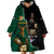 Personalised New Zealand And South Africa Rugby Wearable Blanket Hoodie 2024 All Black Springboks Mascots Together - Wonder Print Shop