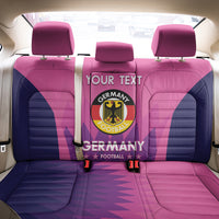 Custom Germany Football Back Car Seat Cover 2024 Nationalelf - Pink Version - Wonder Print Shop
