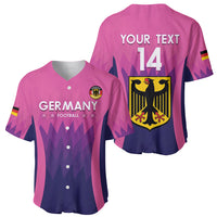 Custom Germany Football Baseball Jersey 2024 Nationalelf - Pink Version - Wonder Print Shop