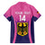 Custom Germany Football Family Matching Long Sleeve Bodycon Dress and Hawaiian Shirt 2024 Nationalelf - Pink Version - Wonder Print Shop