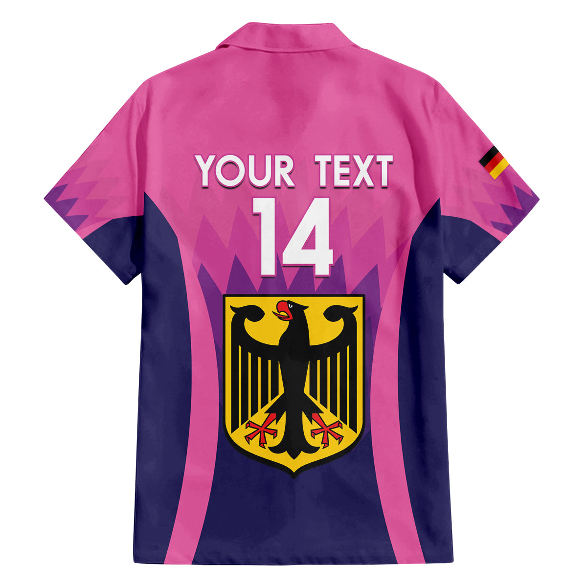 Custom Germany Football Family Matching Puletasi and Hawaiian Shirt 2024 Nationalelf - Pink Version - Wonder Print Shop