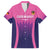 Custom Germany Football Family Matching Short Sleeve Bodycon Dress and Hawaiian Shirt 2024 Nationalelf - Pink Version - Wonder Print Shop