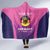 Custom Germany Football Hooded Blanket 2024 Nationalelf - Pink Version