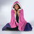 Custom Germany Football Hooded Blanket 2024 Nationalelf - Pink Version