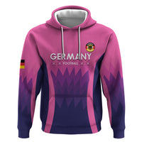 Custom Germany Football Hoodie 2024 Nationalelf - Pink Version - Wonder Print Shop