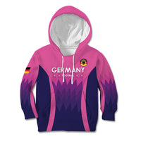 Custom Germany Football Kid Hoodie 2024 Nationalelf - Pink Version - Wonder Print Shop