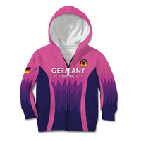 Custom Germany Football Kid Hoodie 2024 Nationalelf - Pink Version - Wonder Print Shop