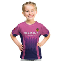 Custom Germany Football Kid T Shirt 2024 Nationalelf - Pink Version - Wonder Print Shop