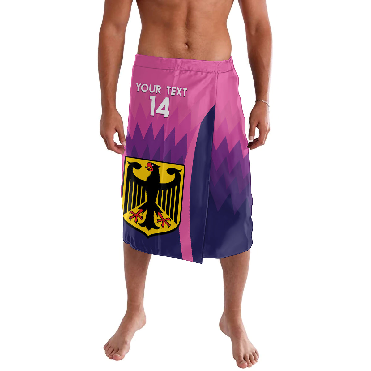 Custom Germany Football Lavalava 2024 Nationalelf - Pink Version - Wonder Print Shop