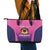 Custom Germany Football Leather Tote Bag 2024 Nationalelf - Pink Version - Wonder Print Shop