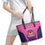 Custom Germany Football Leather Tote Bag 2024 Nationalelf - Pink Version - Wonder Print Shop