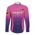 Custom Germany Football Long Sleeve Button Shirt 2024 Nationalelf - Pink Version - Wonder Print Shop