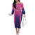 Custom Germany Football Off The Shoulder Long Sleeve Dress 2024 Nationalelf - Pink Version - Wonder Print Shop