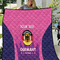 Custom Germany Football Quilt 2024 Nationalelf - Pink Version - Wonder Print Shop