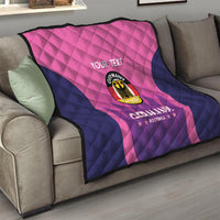 Custom Germany Football Quilt 2024 Nationalelf - Pink Version - Wonder Print Shop