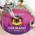 Custom Germany Football Round Carpet 2024 Nationalelf - Pink Version