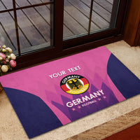 Custom Germany Football Rubber Doormat 2024 Nationalelf - Pink Version - Wonder Print Shop