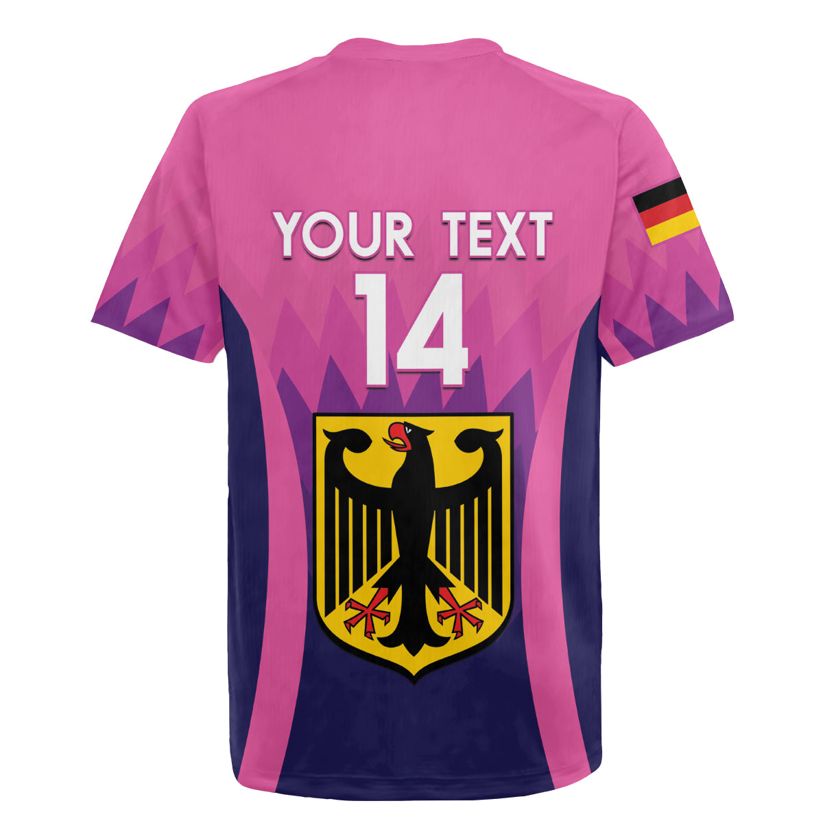 Custom Germany Football Rugby Jersey 2024 Nationalelf - Pink Version - Wonder Print Shop