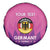 Custom Germany Football Spare Tire Cover 2024 Nationalelf - Pink Version