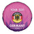 Custom Germany Football Spare Tire Cover 2024 Nationalelf - Pink Version - Wonder Print Shop