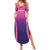 Custom Germany Football Summer Maxi Dress 2024 Nationalelf - Pink Version - Wonder Print Shop
