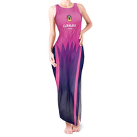 Custom Germany Football Tank Maxi Dress 2024 Nationalelf - Pink Version - Wonder Print Shop