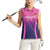 Custom Germany Football Women Sleeveless Polo Shirt 2024 Nationalelf - Pink Version - Wonder Print Shop