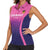 Custom Germany Football Women Sleeveless Polo Shirt 2024 Nationalelf - Pink Version - Wonder Print Shop