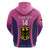 Custom Germany Football Zip Hoodie 2024 Nationalelf - Pink Version