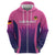 Custom Germany Football Zip Hoodie 2024 Nationalelf - Pink Version