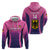 Custom Germany Football Zip Hoodie 2024 Nationalelf - Pink Version