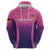 Custom Germany Football Zip Hoodie 2024 Nationalelf - Pink Version