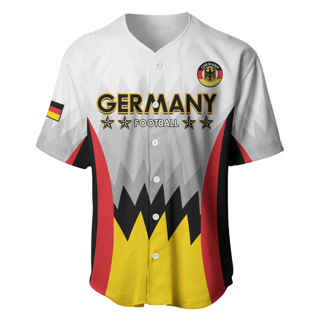 Custom Germany Football Baseball Jersey 2024 Nationalelf - White Version - Wonder Print Shop