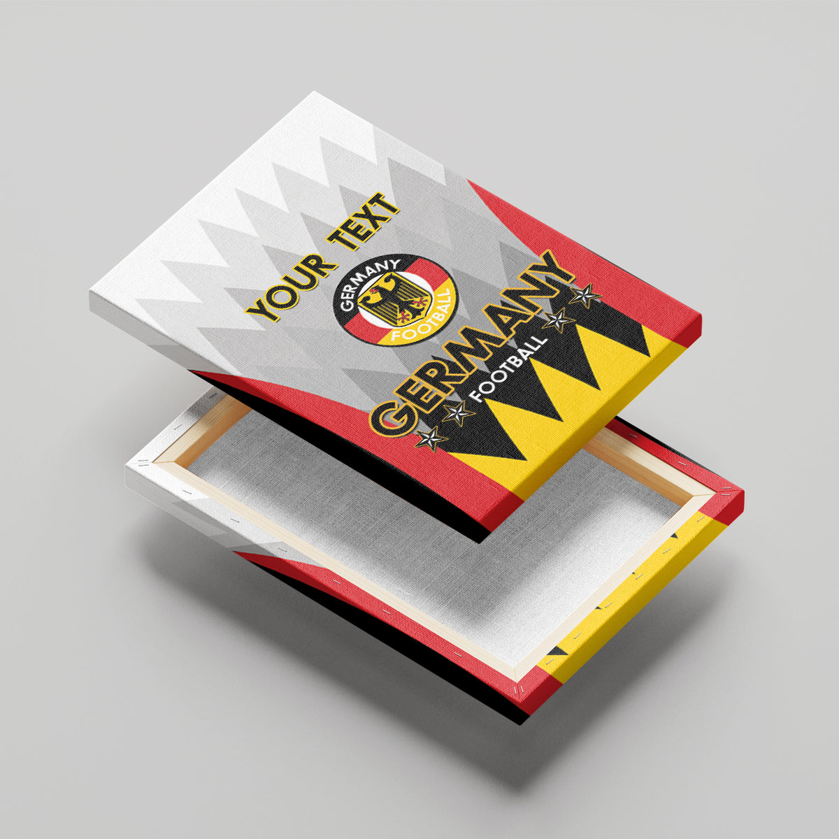 Custom Germany Football Canvas Wall Art 2024 Nationalelf - White Version - Wonder Print Shop